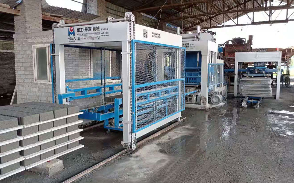  HGMAเครื่องทำอิฐขยะก่อสร้างนำไปดำเนินการใน Shiyan หูเป่ย์